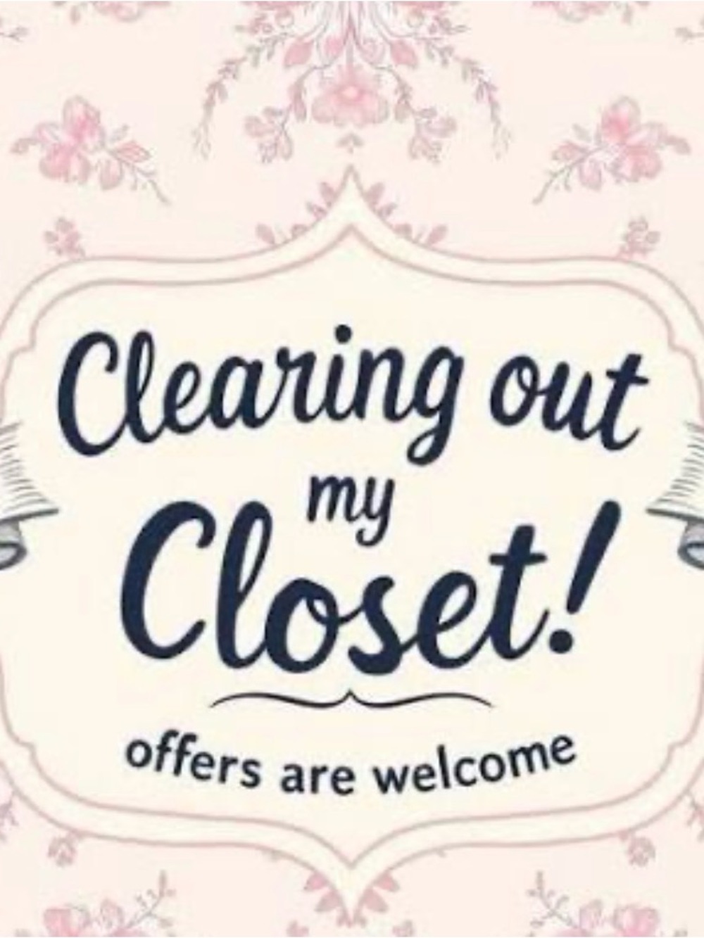 Cleaning out my closet